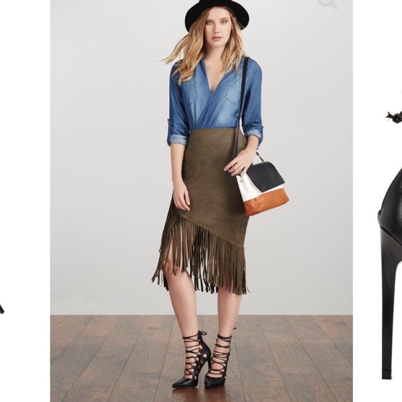 Black Lace Up Cage Heels - Picture 2 of 2